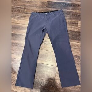 Eddie Bauer adventure trek 5 pocket nylon stretch gray outdoor hike pants 40x32